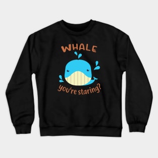 Whale funny pun Crewneck Sweatshirt